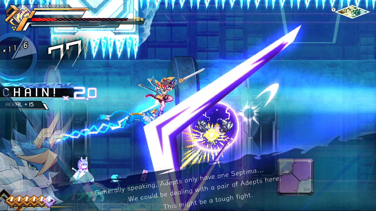 Azure Striker Gunvolt 3 Gameplay Image - Torrentpcgames.com