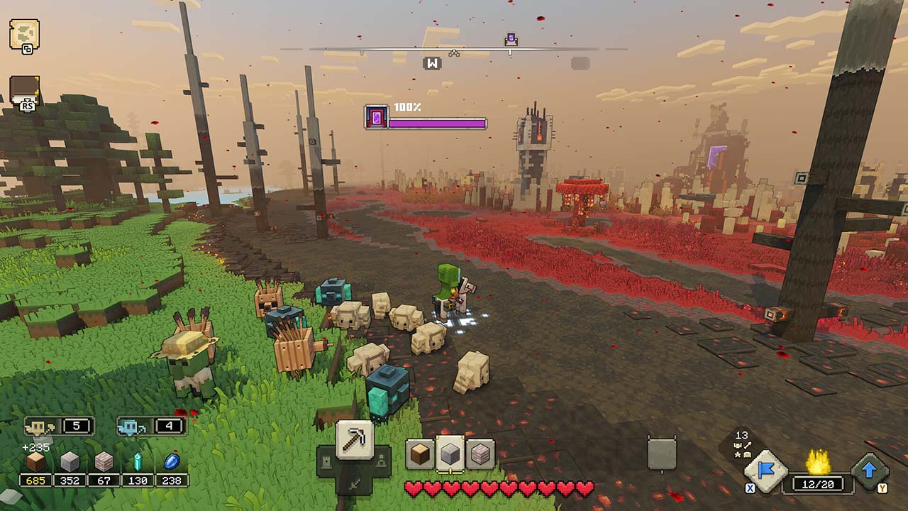Minecraft Legends Gameplay Image - Torrentpcgames.com